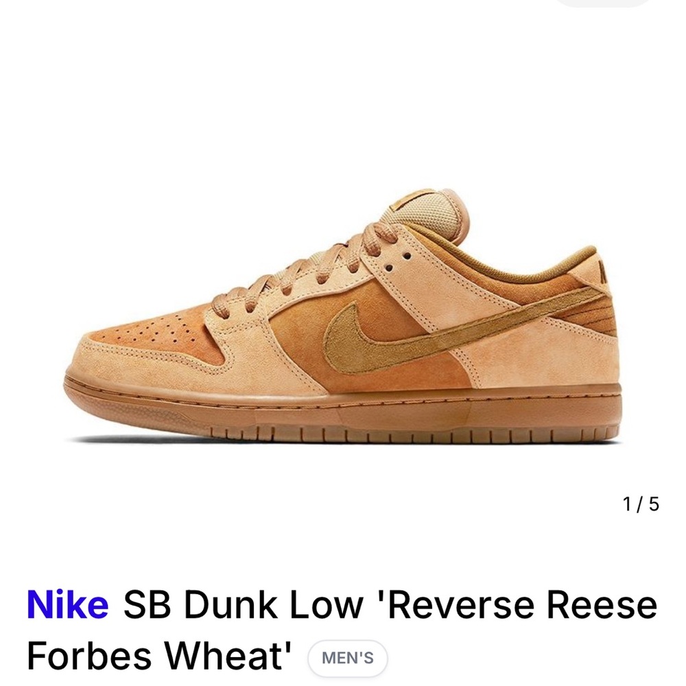 Nike SB Dunk Low Tan Sneakers